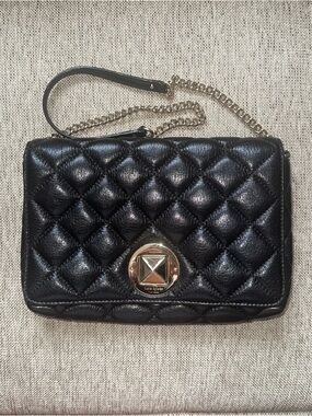kate spade Black Quilted Leather Chain Shoulder Bag